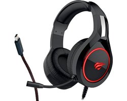 Schwaiger USB Gaming Over-Ear Headset Koptelefoon Microfoon LED Stereo PC Notebook