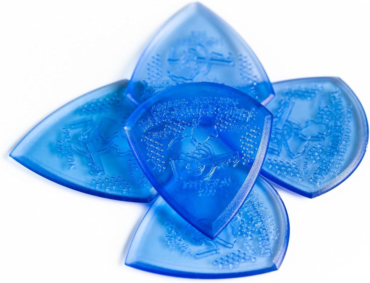 Precisie Plectrum 2mm - 5-Pack - Extra Stevige Picks voor Professionele Muzikanten