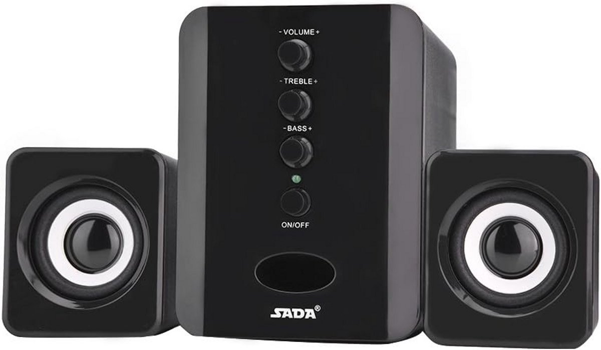 USB Desktop Speakers met 2 luidsprekersysteem - Versterk je Geluid voor PC, Laptop en Smartphone