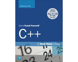 Omslag van Sams Teach Yourself- C++ in One Hour a Day, Sams Teach Yourself
