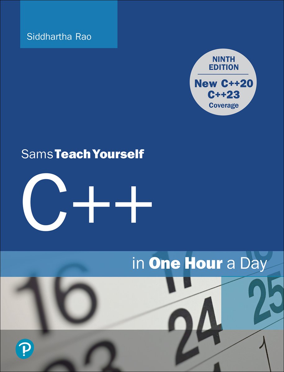 Omslag van Sams Teach Yourself- C++ in One Hour a Day, Sams Teach Yourself