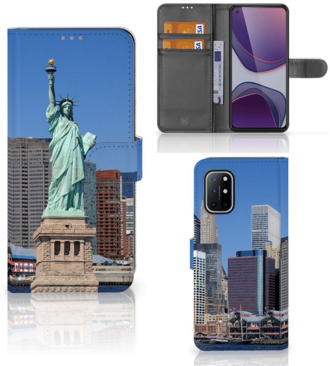 OnePlus 8T Flip Cover Vrijheidsbeeld