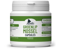 Aniculis Groenlipmossel capsules voor honden - 100% volvette groenlipmossel - Natuurlijke glucosamine - 100 stuks