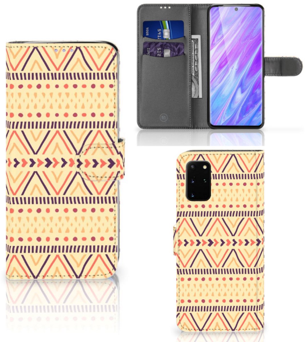 Samsung Galaxy S20 Plus Telefoon Hoesje Aztec Yellow