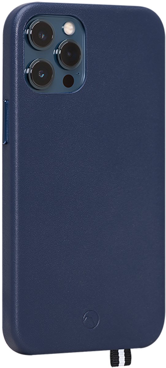 Artefakt Paris, Hoesje Geschikt voor Apple iPhone 12 Pro Max van Elysée-leer, Blauw
