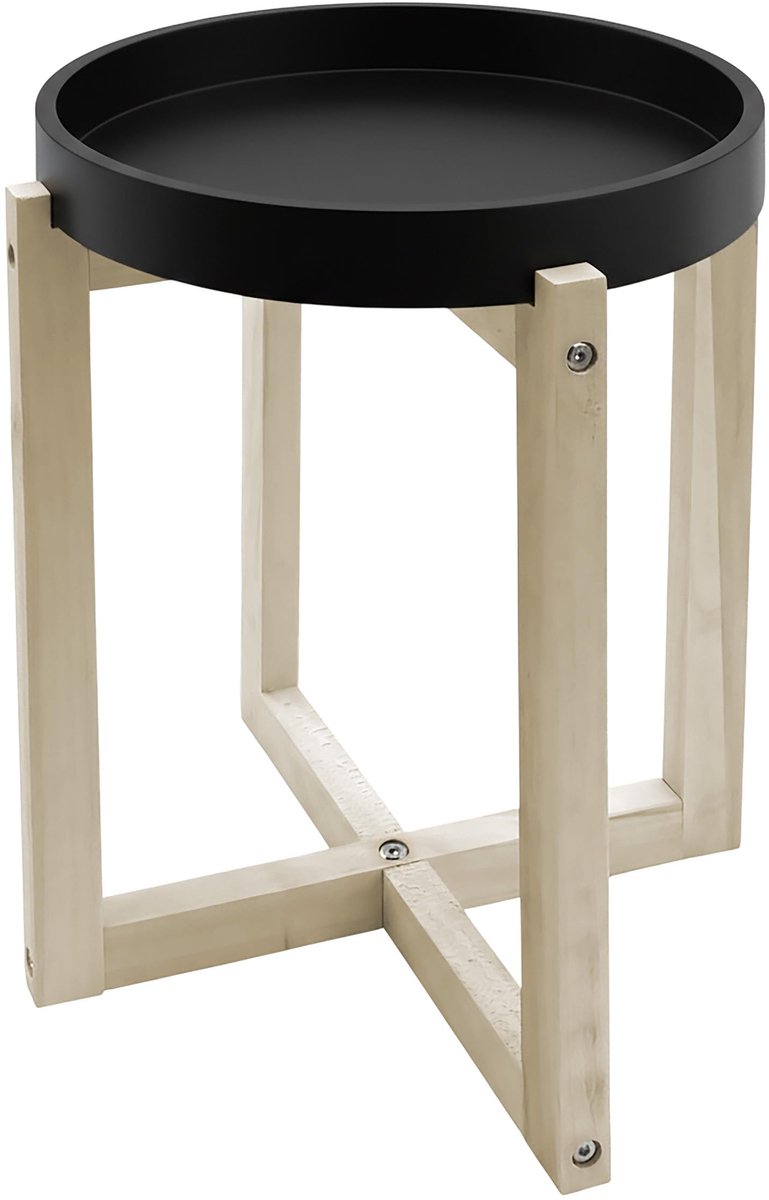 Ronde Beistelltisch - Tischplatte met Tablett Design - 30 cm