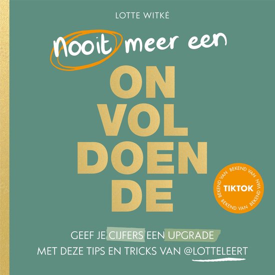 Nooit meer een onvoldoende - cover