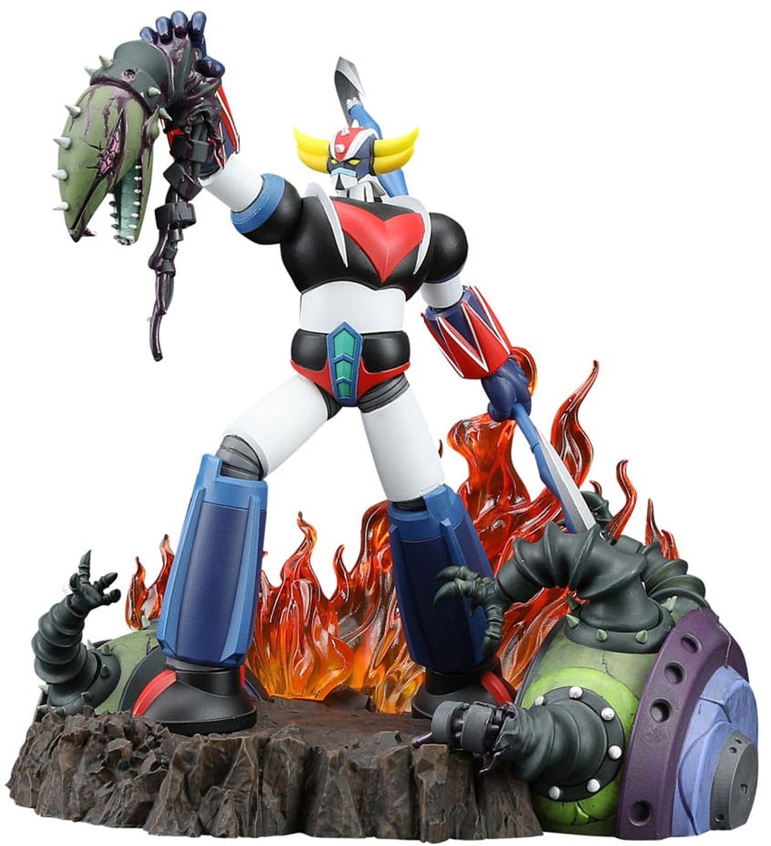 Plex Grendizer Scene Selection 01 PVC Statue Grendizer a cry of Victory 14 cm Beeld