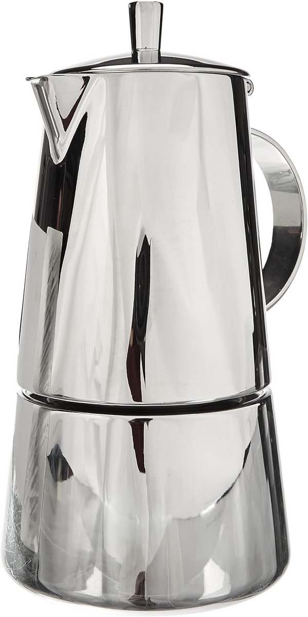 RVS Espressomaker voor Inductie - Geschikt voor 4 Kopjes
