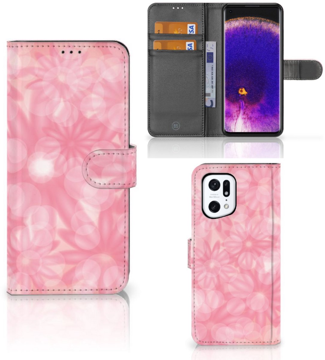 OPPO Find X5 Pro Hoesje Spring Flowers