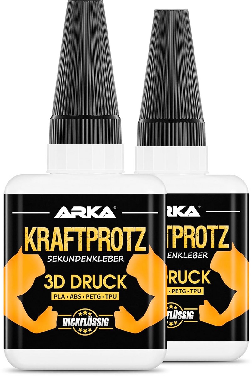 Superlijm voor 3D printen - extra sterk en waterbestendig voor PLA, ABS, PETG & TPU
