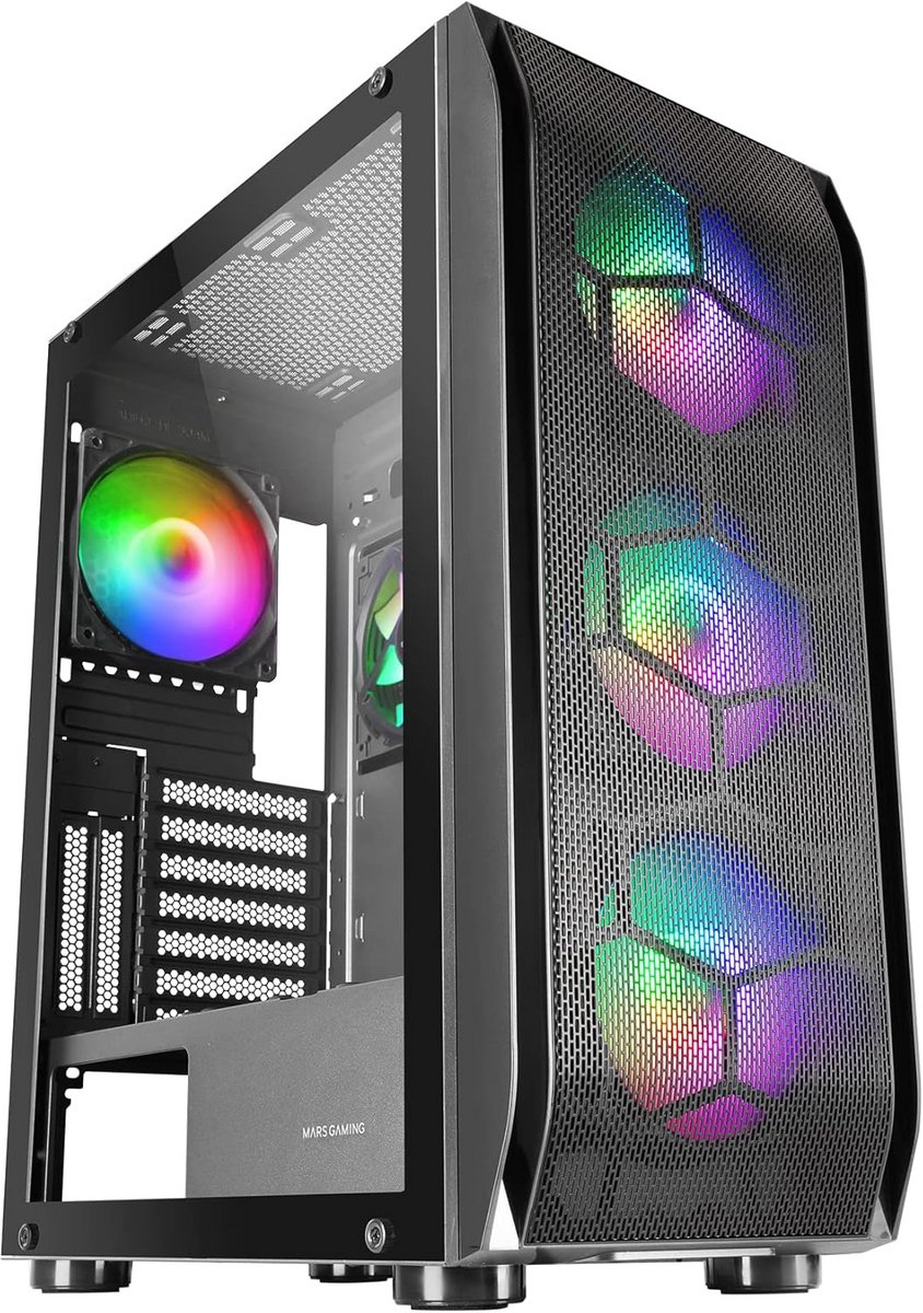 Premium E-ATX Gaming Tower met Stil CPU Koelsysteem en ARGB Ventilatoren