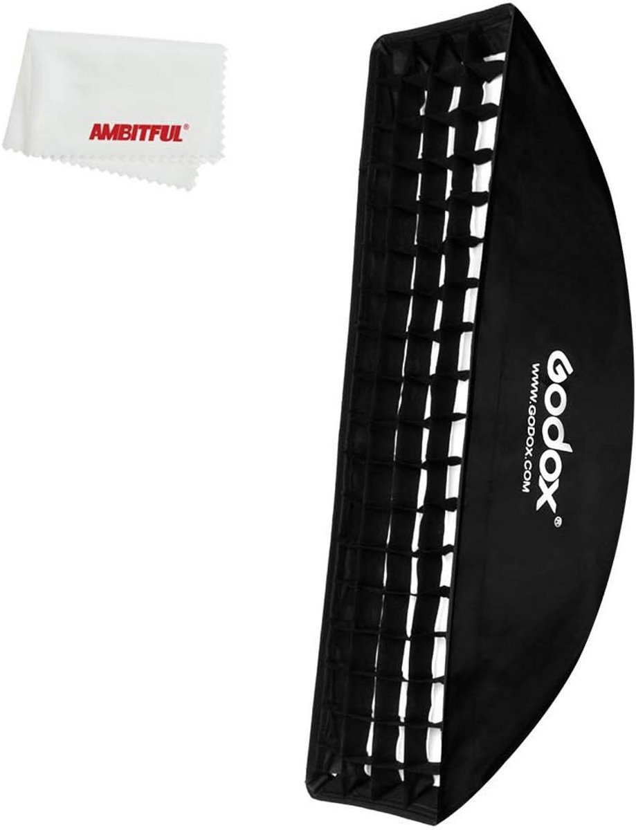 Softbox Strip met Honingraat en Halterung voor Fotostudio