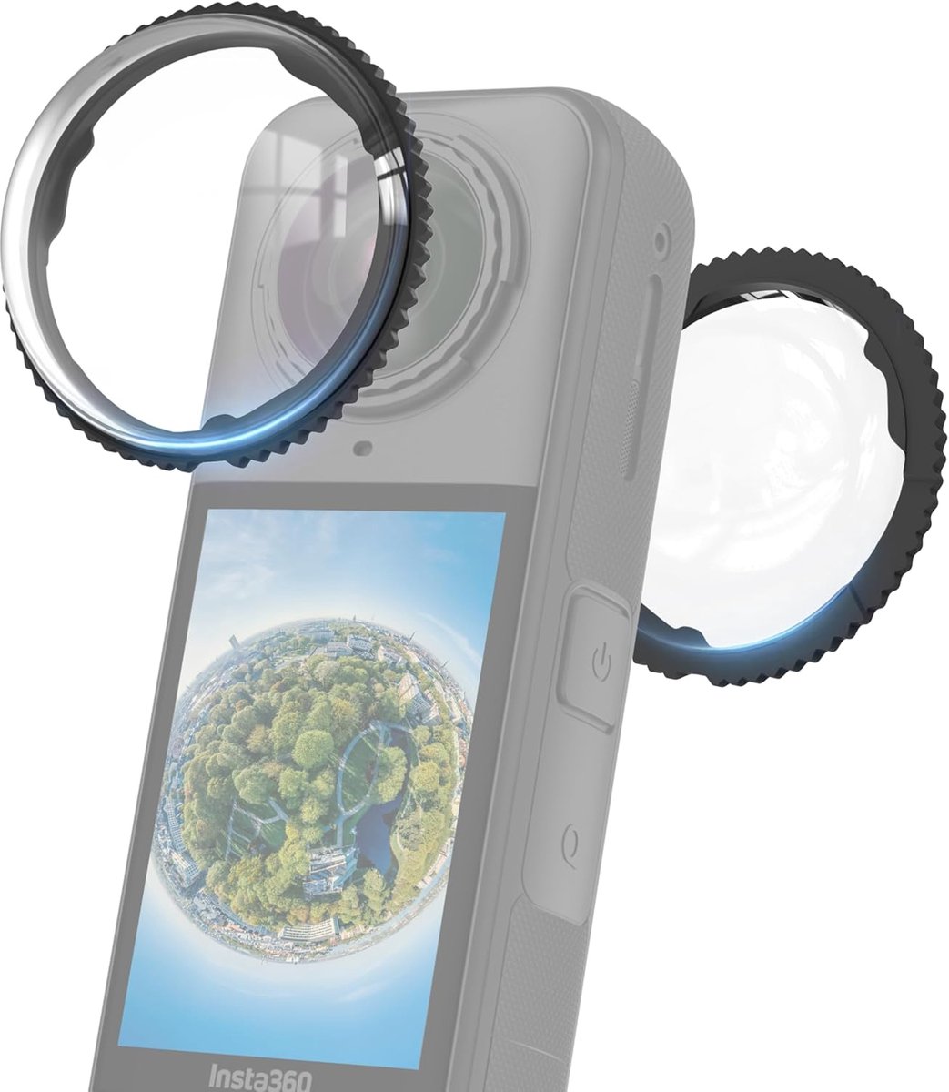 Lensbeschermkap voor 360 Graden Camera X5 - Krasbestendig en Hoge Lichtdoorlatendheid