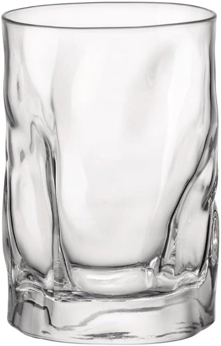 Whiskyglazen Set van 6, 300 ml, Transparant Glas, Stijlvol Design