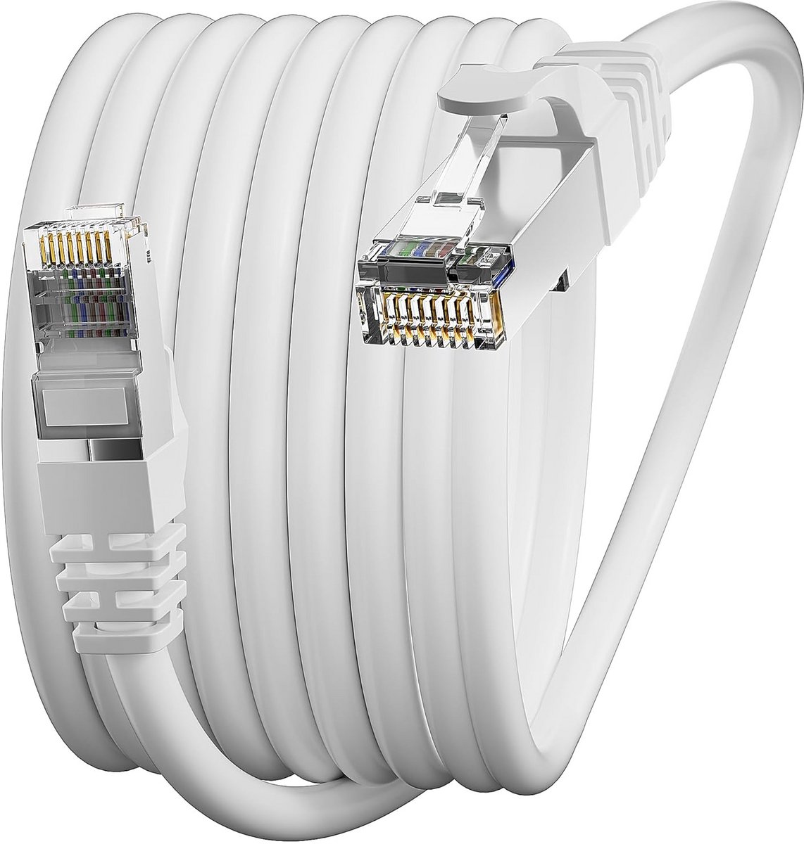 Netwerkkabel 10 meter CAT6 Internetkabel Gigabit LAN Kabel RJ45 Afgeschermd