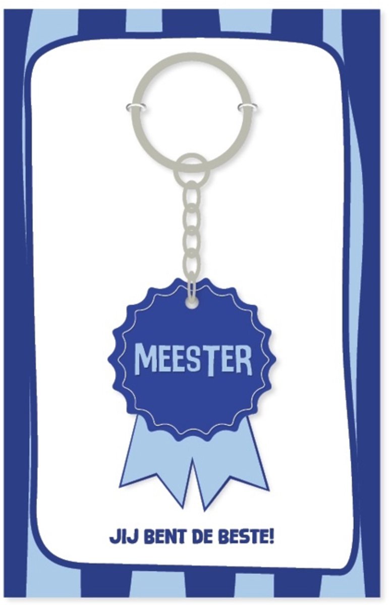 KP® Sleutelhanger Medaille Meester