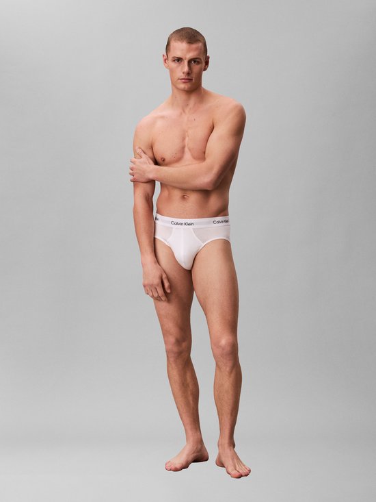 CALVIN KLEIN UNDERWEAR Slip Cadera pour hommes 3 unités - White - XS