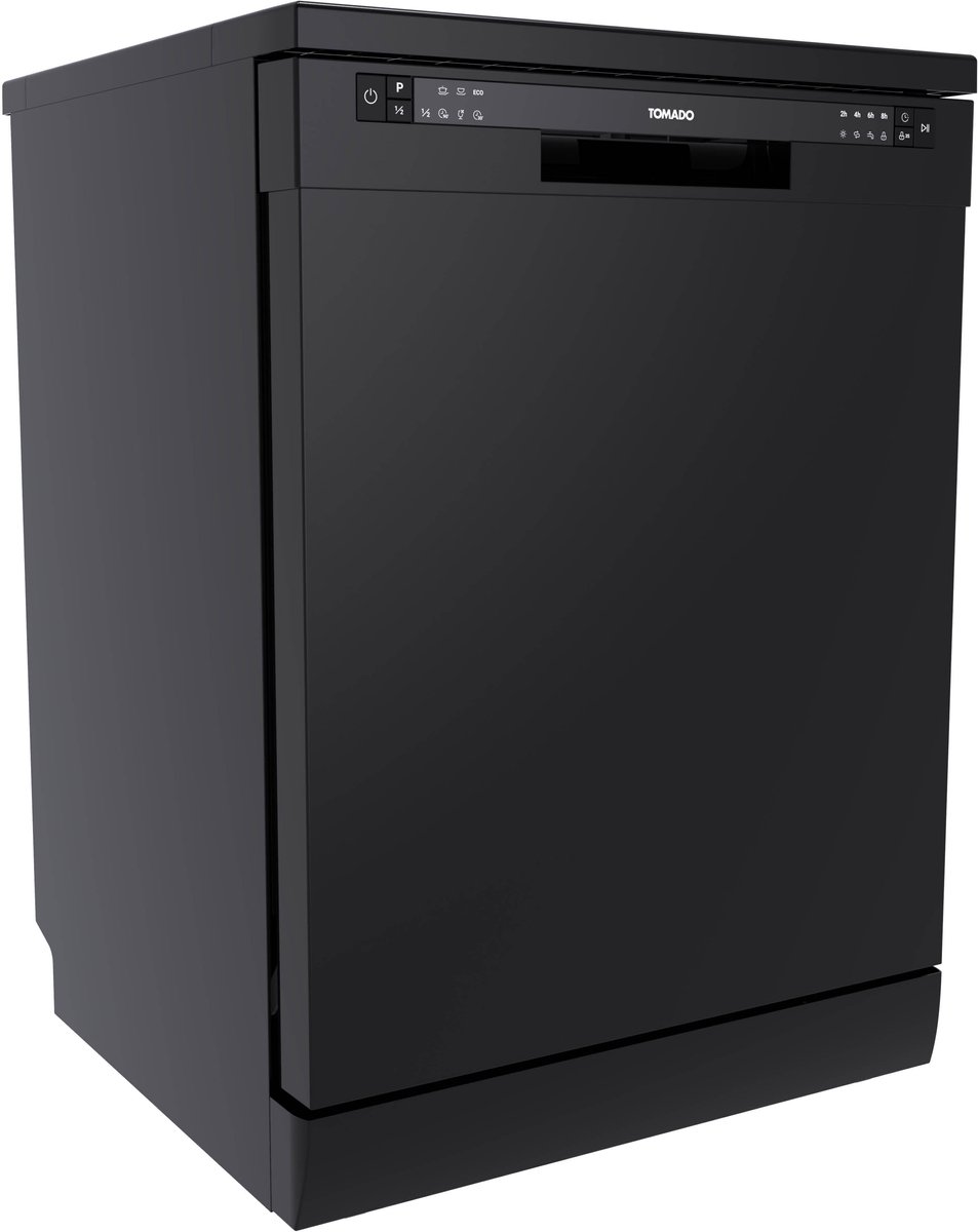 Tomado TDW6001B - Vrijstaande vaatwasser - 12 couverts - Energielabel D - 47 dB - Bestekmandje - Zwart — afbeelding 6