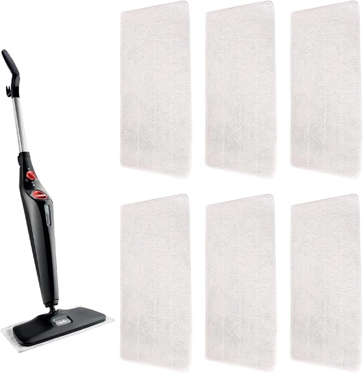 Set van 6 herbruikbare stoomreinigers hoezen voor optimale reiniging