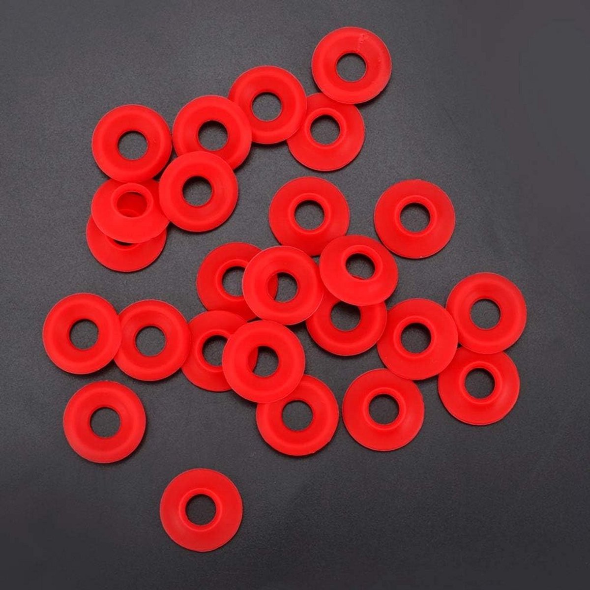 Siliconen Pakkingen voor Flip Top Flessen - 25 Stuks Rood
