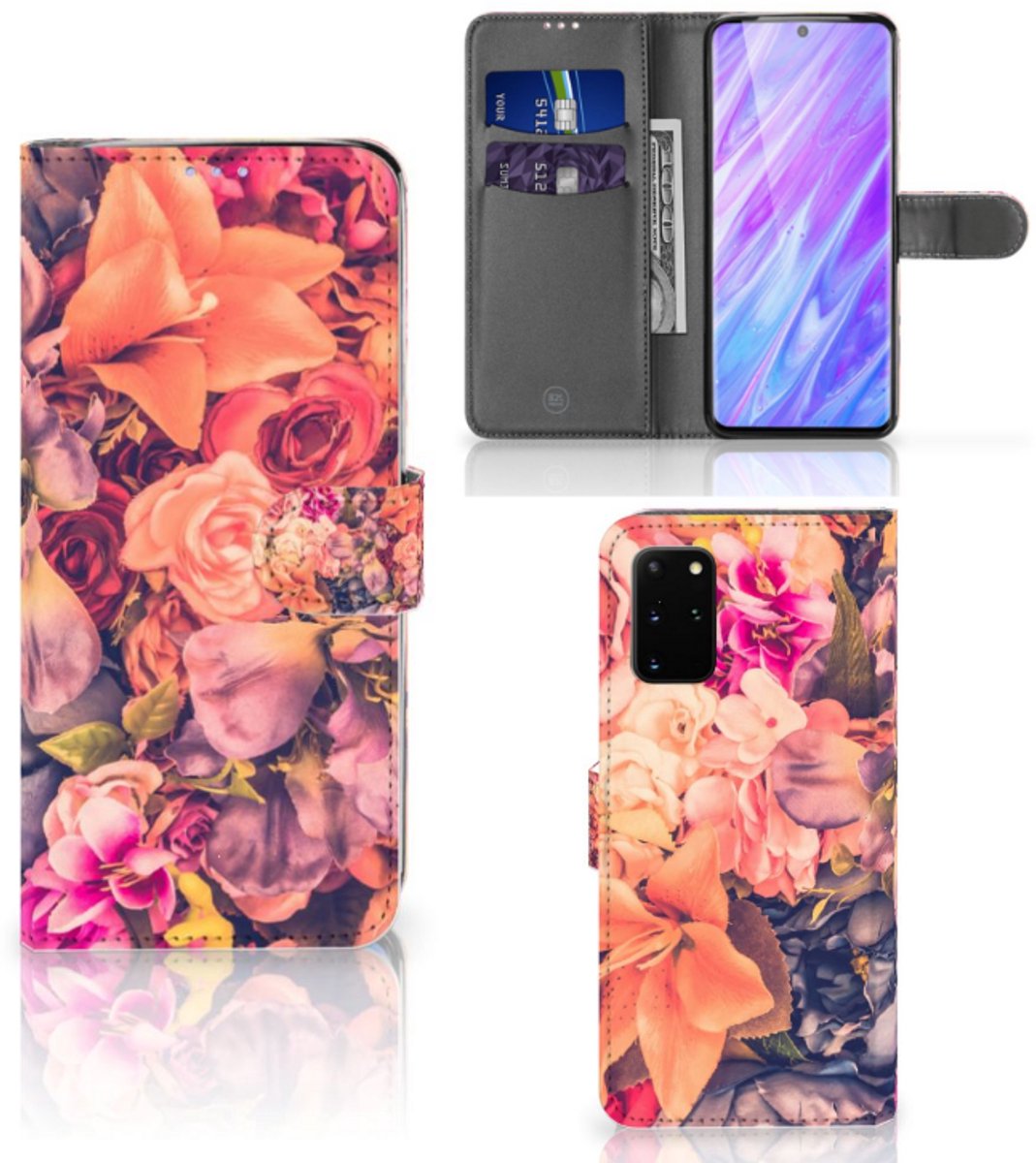 Samsung Galaxy S20 Plus Hoesje Bosje Bloemen