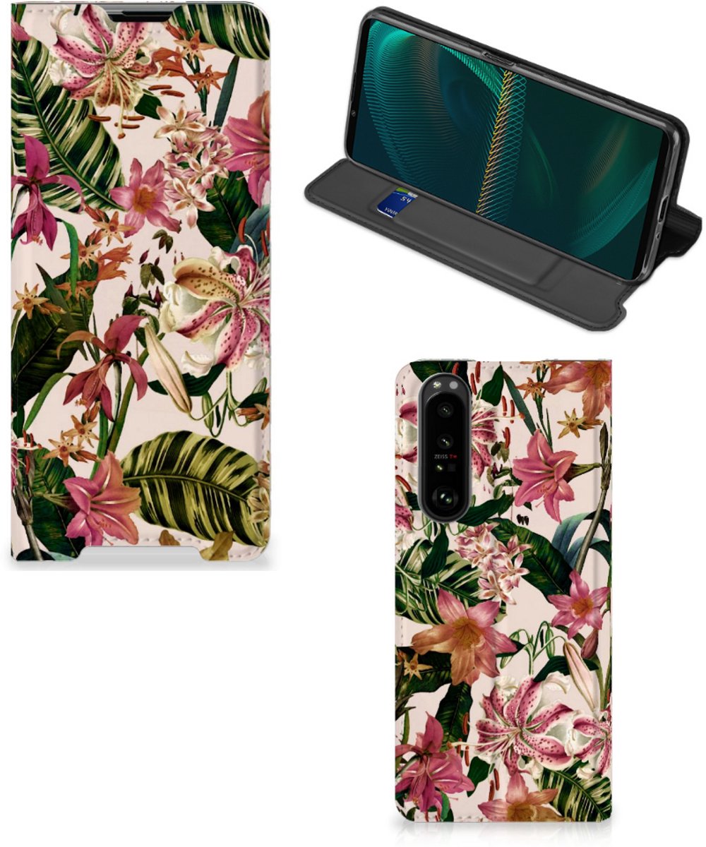 Sony Xperia 5 III Smart Cover Flowers