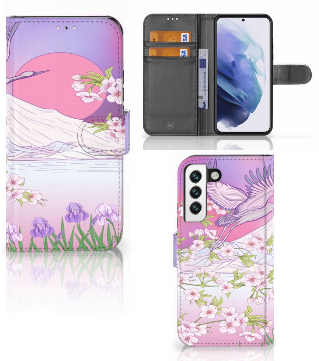Samsung Galaxy S22 Telefoonhoesje met Pasjes Bird Flying