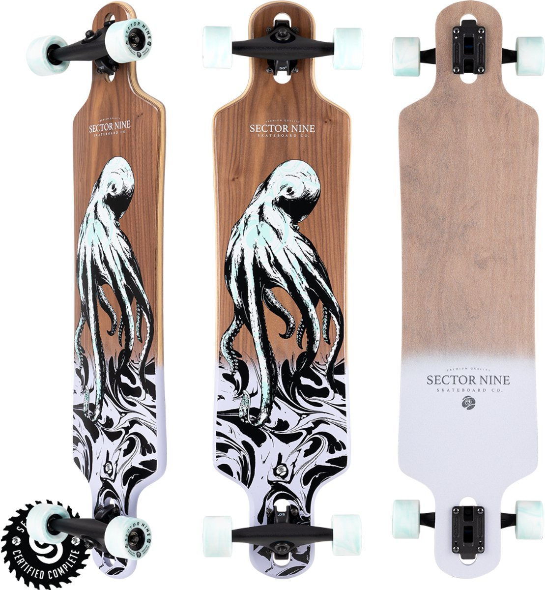 Sector 9 DT longboard Abyss Bintang 38 Bruin