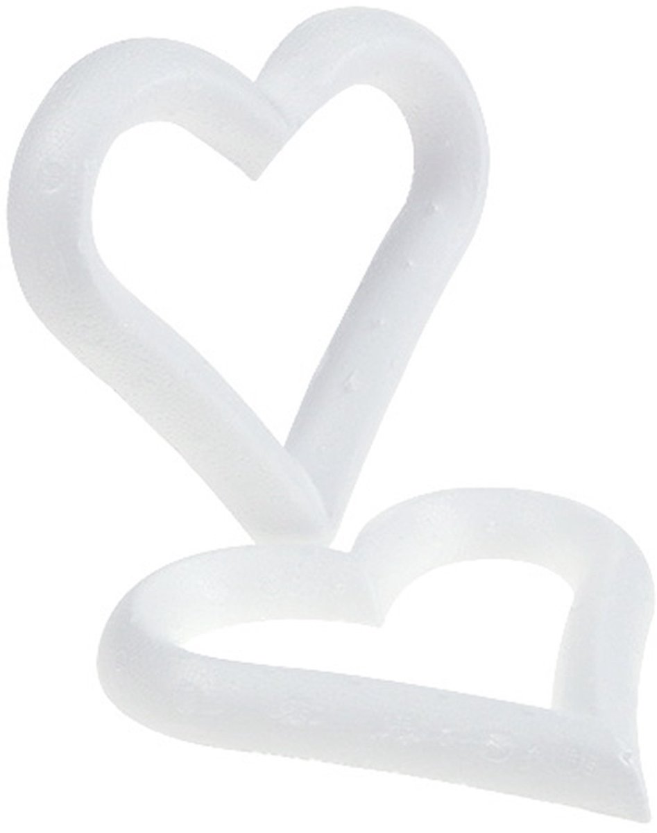 Piepschuim hart open 18cm 2st, 2 Stück