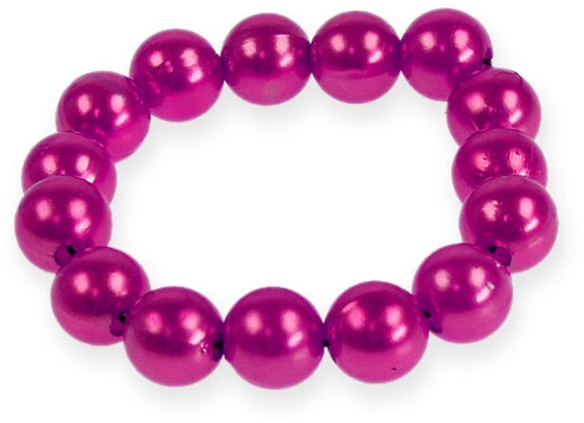 Parels Fuchsia | 10mm | 115 stuks