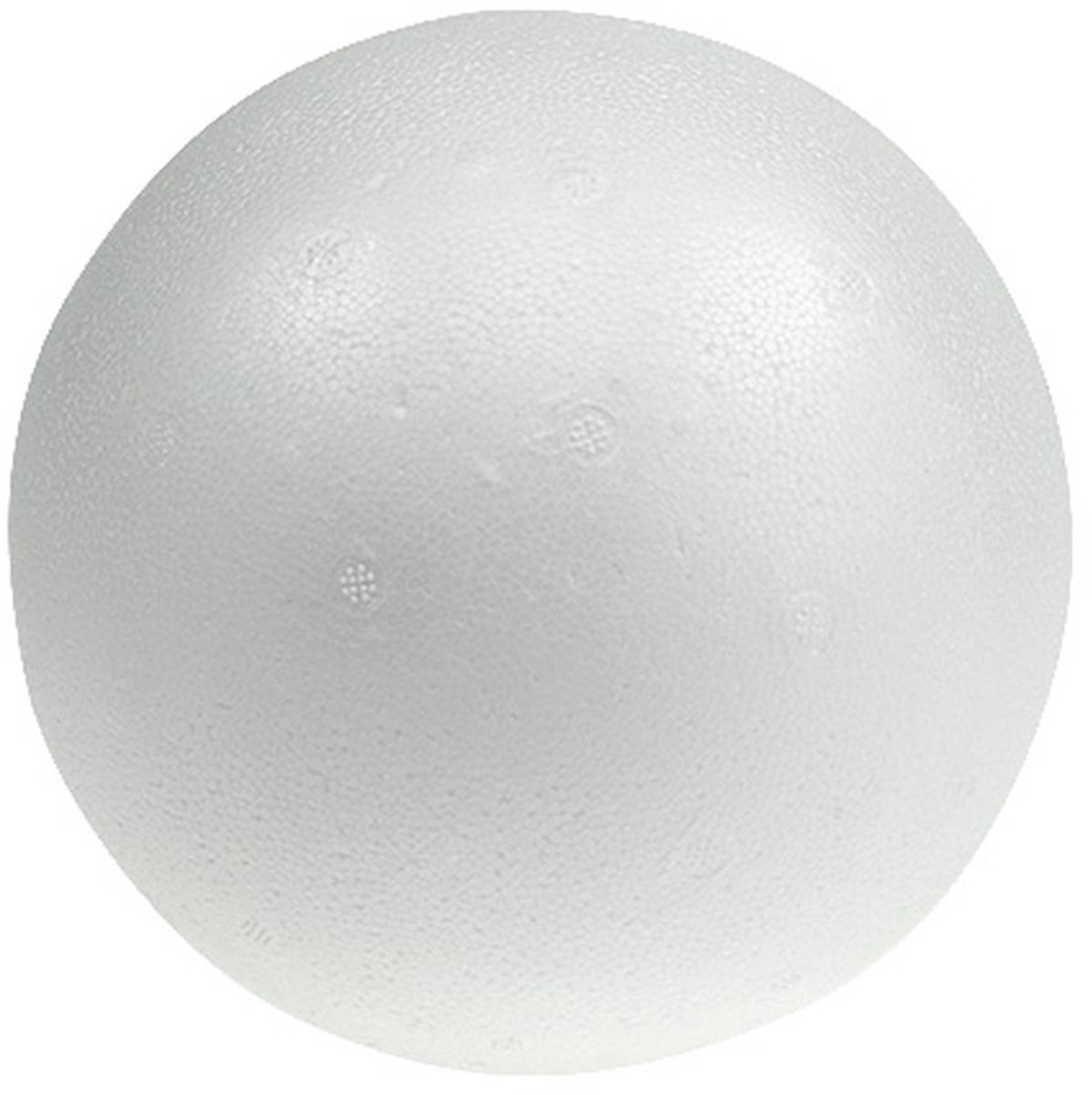 Piepschuimbal Ø30cm wit