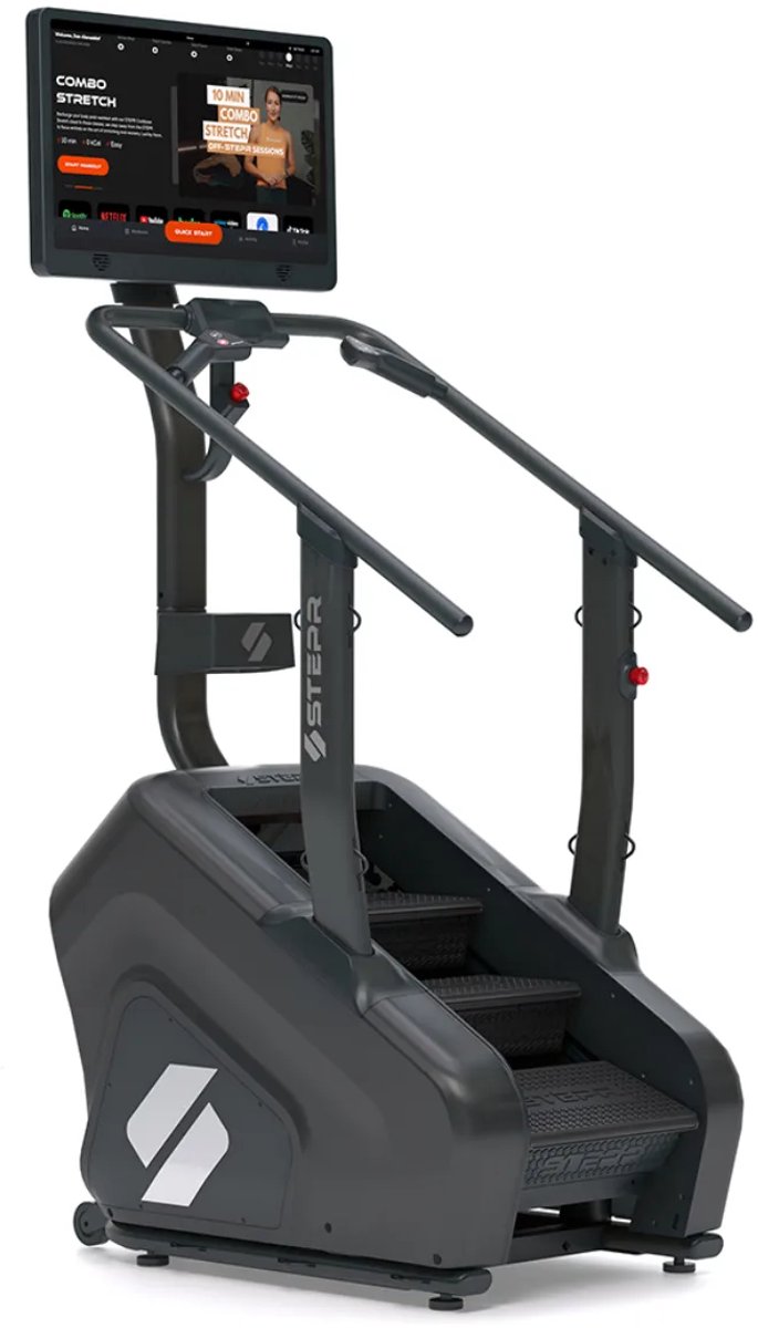 STEPR Classic+ Stair Climber 27" HD Touchscreen - Fitness - Traploper - Step Machine