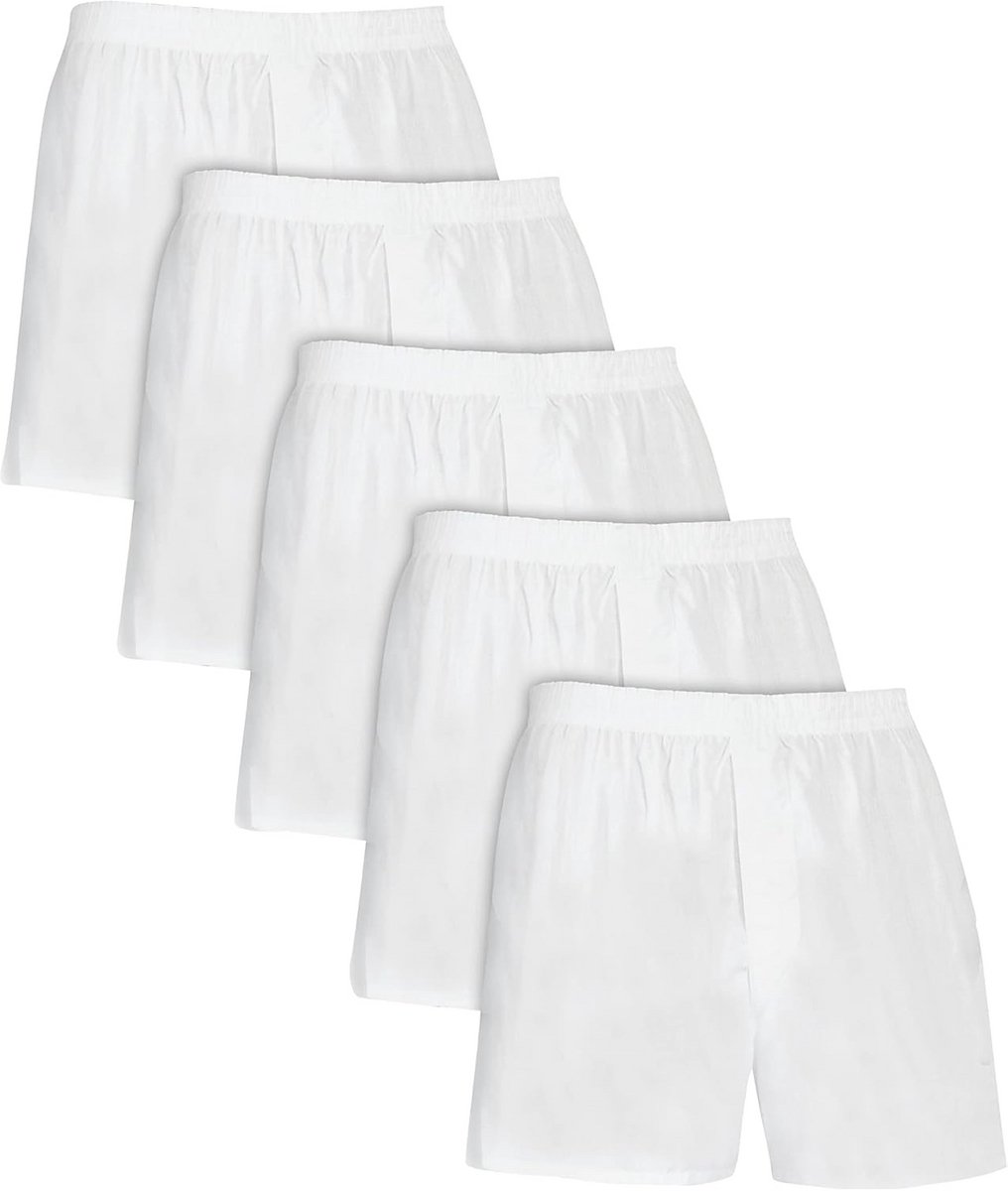 Comfortabele Geweven Boxer Multipack voor Heren (5-Pack)
