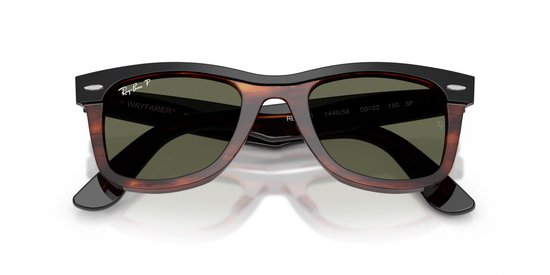 Zonnebril Ray-Ban 0RB2240 144058 Wayfarer Black on Havanna van Merkloos — afbeelding 2