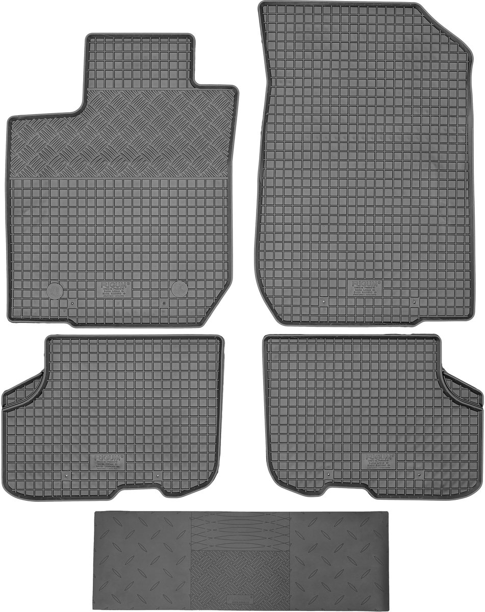 Max-Dywanik RIGUM - Auto Vloermatten Set - Dacia Sandero II - Hatchback - 2013-2018