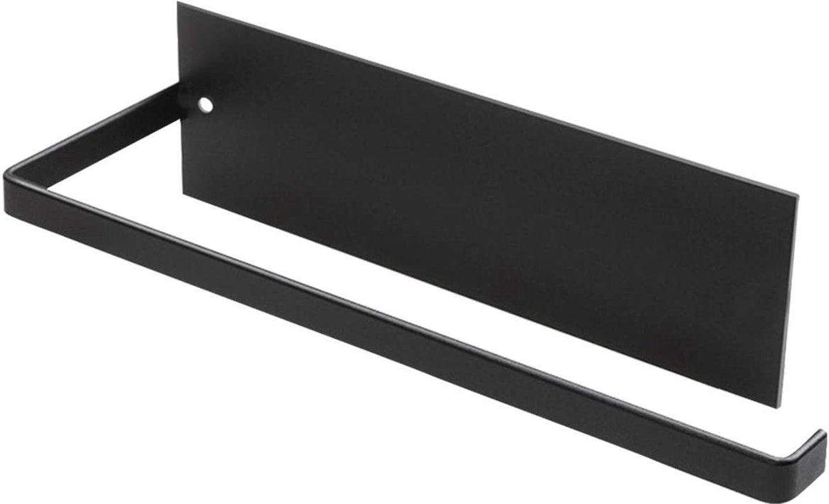 Paper Towel Holder - Self-Adhesive Kitchen Roll Holder - Wall Mounted - 1 Stuk - Zwart