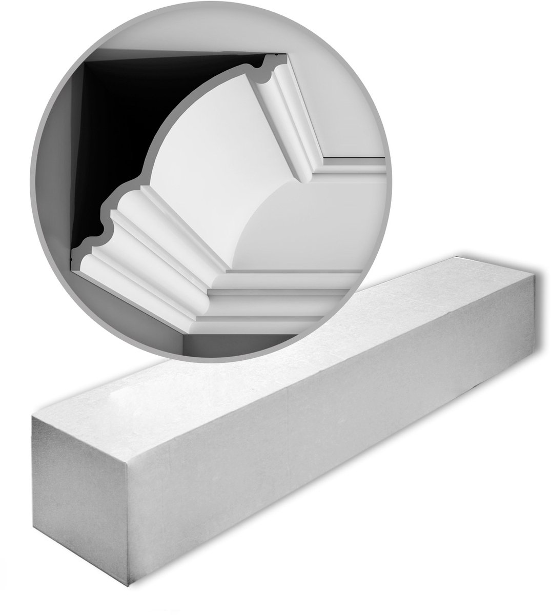 1 doos 6 Kroonlijsten Origineel Orac Decor C336 LUXXUS Plafondlijsten Sierlijsten 12 m