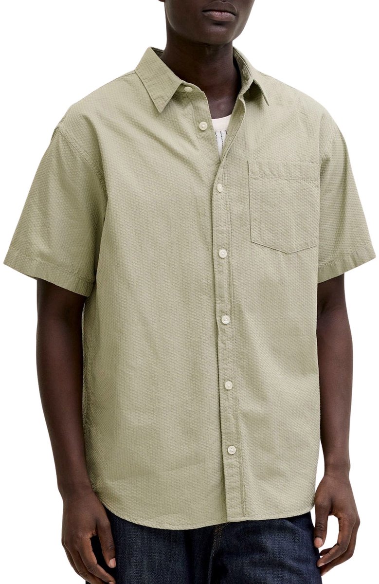 Jack & Jones Jornantucket Dobby Overhemd Heren - Maat M