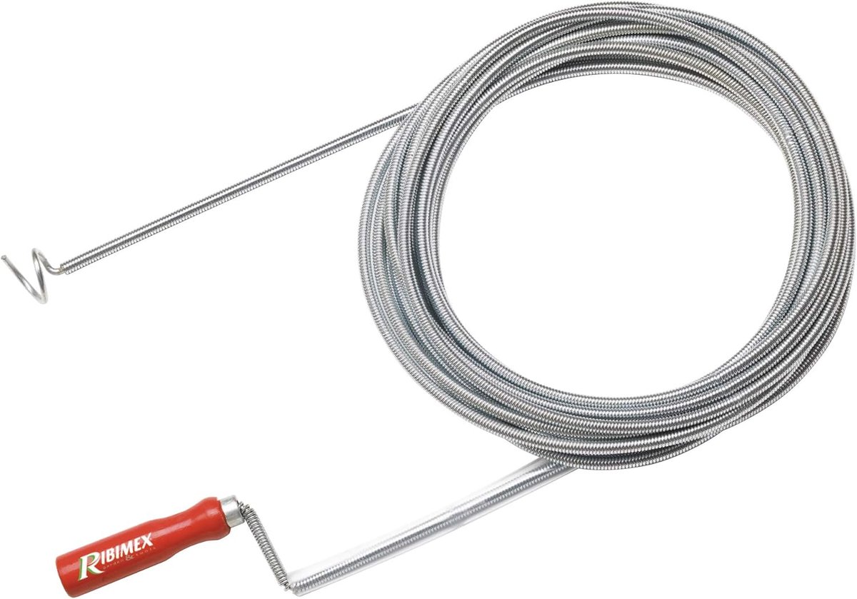 Ontstoppingsveer Rioolreiniger Flexibel 8mm Diameter 10 Meter