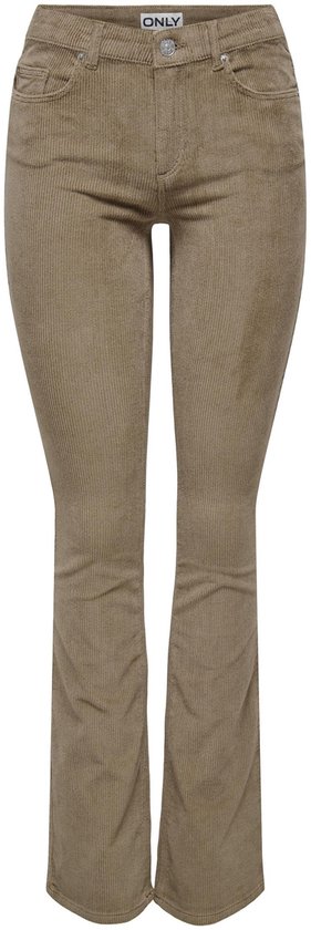 Pantalons femme Only ONLMARY-GLOBAL MID CORD FLARED PNT NOOS - Taille W34