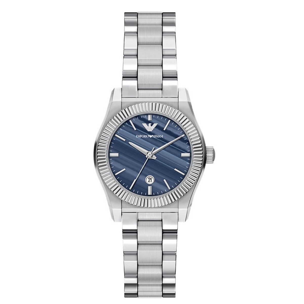 Emporio Armani AR11760 Vrouwen Horloge 32 mm - Zilverkleurig