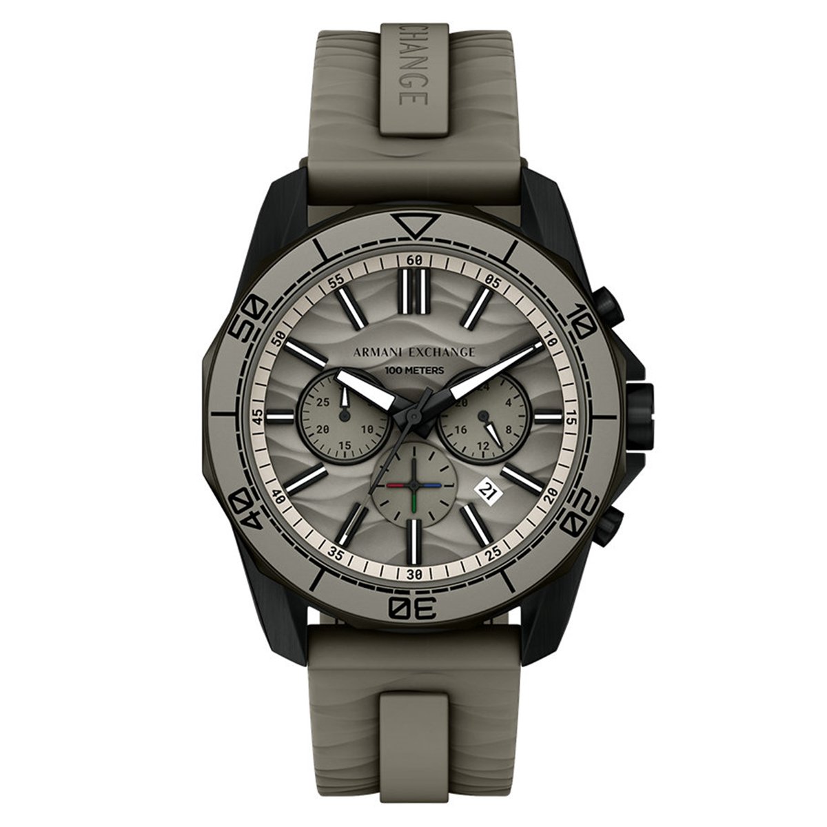 Armani Exchange AX1971 Mannen Horloge 44 mm - Grijs