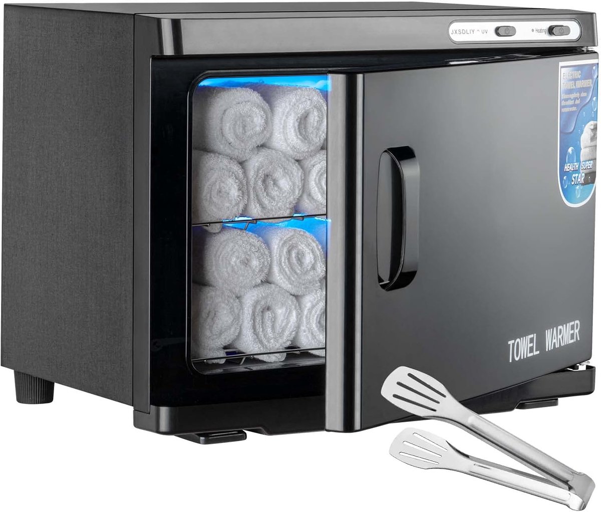 Professionele Handdoekwarmer - 23L Grote Capaciteit voor Facials, Massage en Spa - Met LED Verlichting