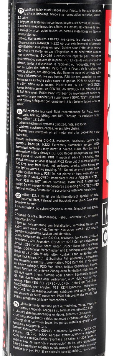 Multifunctionele smeerspray Motul MC Care P4 E.Z. Lube 400mL voor motor Nieuw — cadeau in Cadeau-ideeën - foto 5