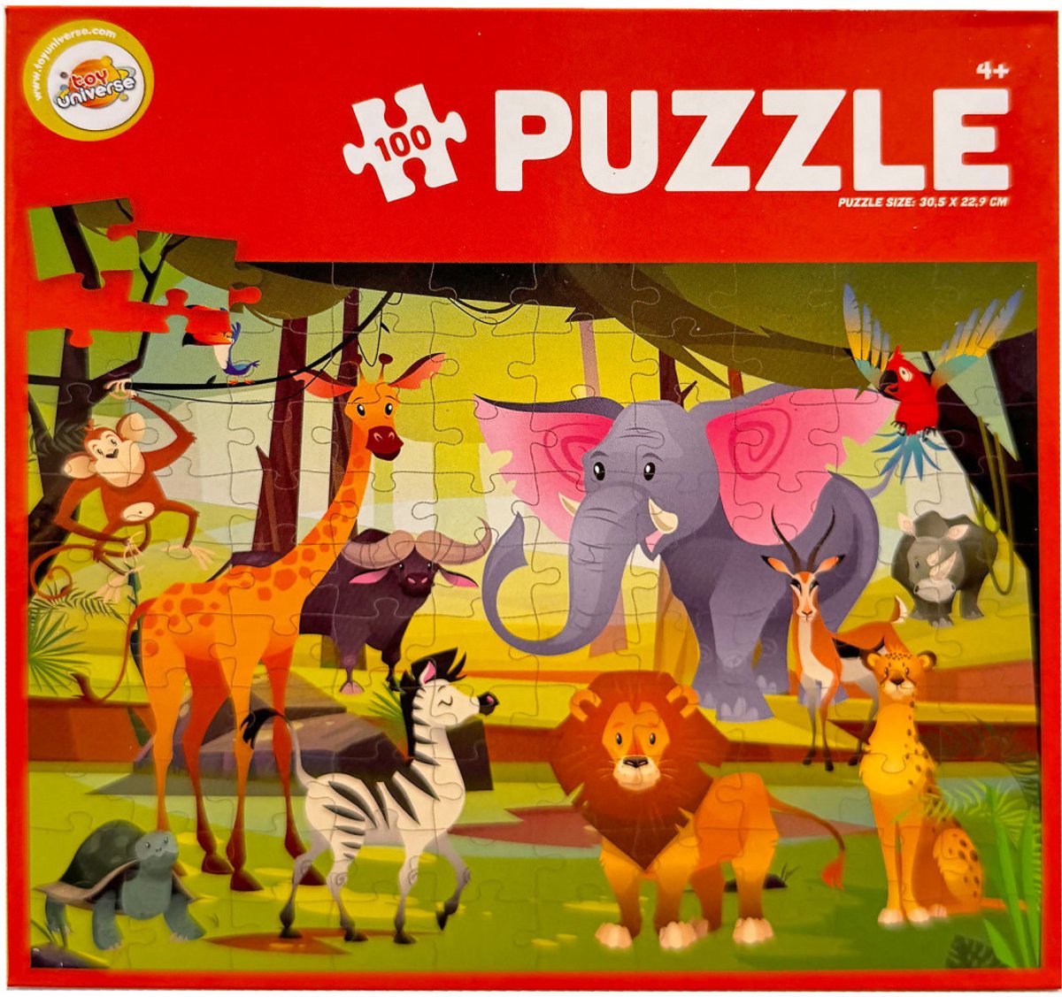 Animals Jungle 100-stuks puzzel