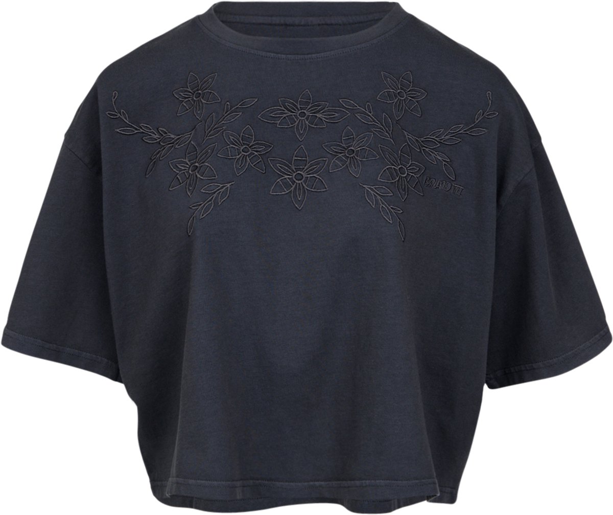 Brunotti Dilola T-Shirt Pirate Dames 100% Katoen Relaxed Fit M Zwart