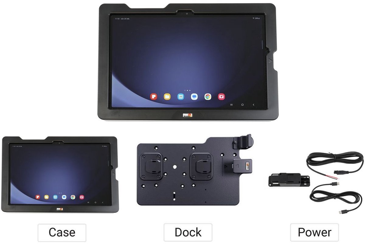 ModTek Dock en Hardcase bundel voor Samsung Tab A9+/A11+ 11"