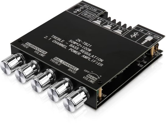 Krachtige Bluetooth Audio Versterker Bord 150W met Treble en Bass Regeling