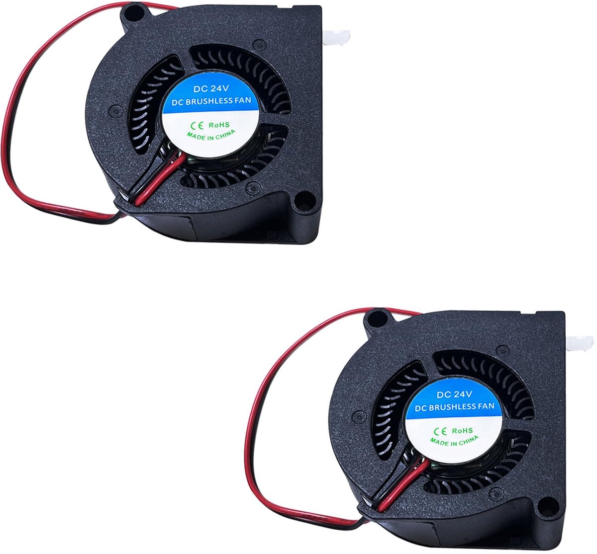 2 stuks 24V 5020 Axiale Koelventilators voor 3D Printer Hotend en Extruder